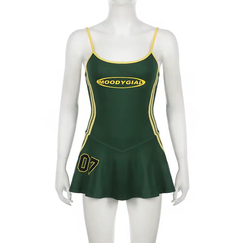 Moody Girl ‘07” Athletic Mini Dress