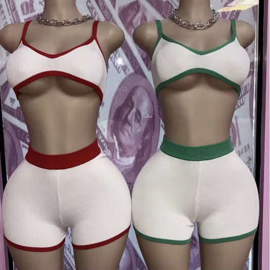 Double Take Ribbed Baddie Set – 2-Piece Lounge Vibes